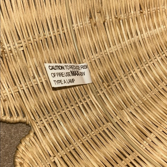 Studio McGee Woven Flush Mount Ceiling Light - MISSING HARDWARE - Picture 5 of 8